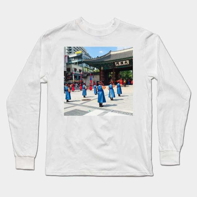 The architecture in South Korea Long Sleeve T-Shirt by simpleium